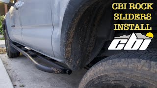 CBI Offroad Fab Toyota Tacoma Trail Bolt-On Rock Sliders Install | 2016 - Current