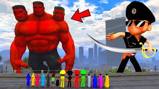 Gta 5 Granny Kidnapped Little Singham And Hulk | Gta 5 Gameplay