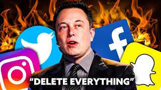 Elon Musk: "DELETE Your Social Media RIGHT NOW!" - Here's Why!