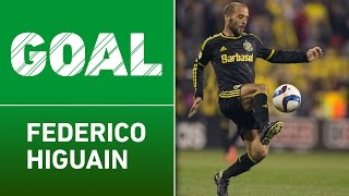 GOAL: Federico Higuain scores a stunning bicycle kick on MLS Opening Day