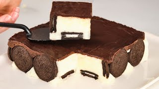 Bişirilməyən Oreo tortu! Bu, indiyə qədər yediyim ən yaxşı şeydir! 15 dəqiqəyə desert!