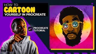 How To Cartoon Yourself in Procreate | Tips and Tricks (SIMPLE)