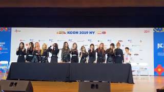 [FANCAM] 190706 IZ*ONE dancing to Violeta during KCON NY 2019's Artist Engagement