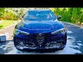 Our New Alfa Romeo Stelvio Ti Sport First Wash | Auto Fanatic