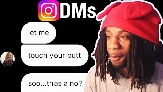 Exposing My Instagram DMs On Stream...