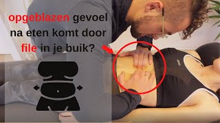 Opgeblazen buik oplossen? Hoe komt dit en hoe lost een osteopaat dit op?