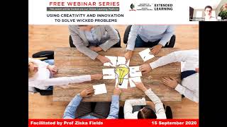 Webinar: Using Creativity and Innovation to Solve Wicked Problems
