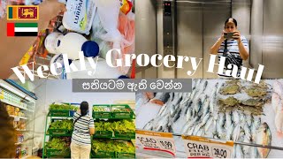 Grocery shopping | සතියකට බඩු | @geethrusdiary