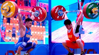 2019 IWF Tianjin men’s 73kg/81kg  clean and jerk Lu Xiaojun 【呂小軍】 │ Shi zhiyong 【石智勇】│《中國舉重》