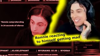 Ronnie Radke reacts to himself reacting to a fan reacting to Ronnie - RONCEPTION