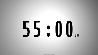 55 minutes COUNTDOWN TIMER with voice announcement every minute