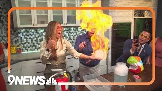 Spangler Science: Methane fire bubbles