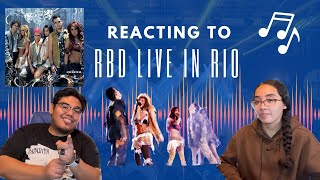 Reacting to Rebelde! - RBD LIVE IN RIO (Este Corazon, Fuera, Tras de Mi, & Ser O Parecer)