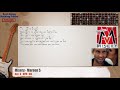 Misery - Maroon 5 Guitar Backing Track with chords and lyrics