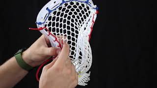 How To String A Lacrosse Head (Low Pocket) | Alpha Lacrosee
