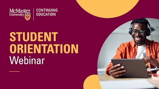 Student Orientation Webinar Spring 2024