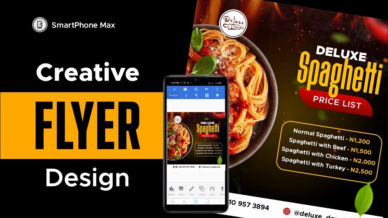 Creative Flyer Design Pixellab Tutorial Youtube