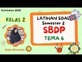 Latihan Soal Ulangan Harian/ PTS/ PAS SBdP Kelas 2 Tema 6