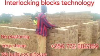 Interlocking blocks technology mixing process.