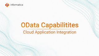 OData Capabilities in Cloud Application Integration