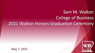 2021 Walton Honors Ceremony