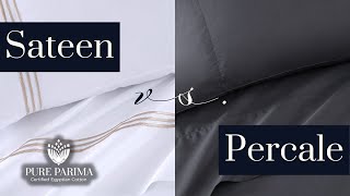 Sateen vs. Percale Sheets - What's the Difference? | PURE PARIMA