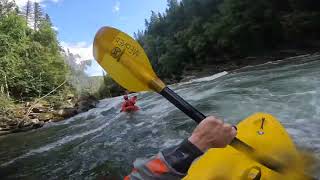 The Sjoa Playrun aka Sjoa Normal - easy whitewater kayaking and pack-raft lines!