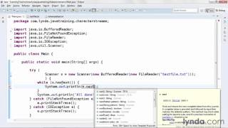 java tutorial Scanning Tokenized Text