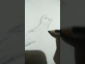 drawing a simple and cute drawing of bird @Jovan art studio #shorts