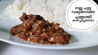 വഴുതനങ്ങ ചമ്മന്തി /കത്തിരിക്ക ചമ്മന്തി /brinjal chammanthi