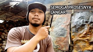 Proses Pemanggangan/Fufu/Pengasapan Kelapa Dijadikan Kopra Asalan | Harga Kopra Membaik | COCONUT