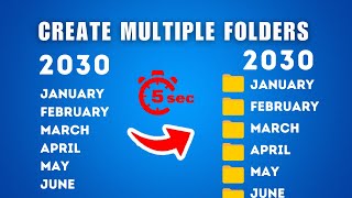 How To Create Multiple Folders And Subfolders At Once On Windows 2026 - CMD + Batch Files