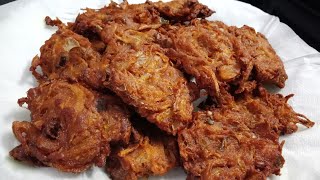 തട്ടുകട സ്റ്റൈൽ നാടൻ ഉള്ളി വട | Ulli Bajji | Onion Bajji |Onion Pakoda | Recipe-91.