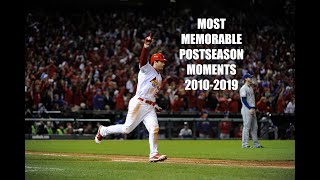 Greatest MLB Postseason Moments of the 2010s