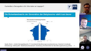 Fachkräfte und Demografie in SH –  Was kommt auf uns zu und wie halten wir dagegen?