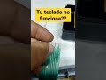 teclado de microondas no funciona