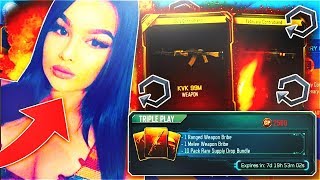 2 New Dlc Weapons Or She Resets Level 1000 In Bo3... (Triple Play Bundle In Black Ops 3)