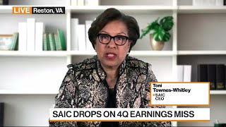 SAIC CEO Townes-Whitley on AI Investments, Earnings Miss