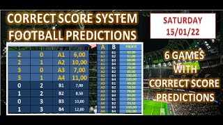 CORRECT SCORE FOOTBALL PREDICTIONS TODAY - FIXED CORRECT SCORE BETTING METHOD - SATURDAY TIPS