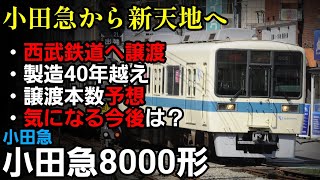 【新天地へ】小田急8000形　西武鉄道譲渡について紹介。【一部予想,考察？】