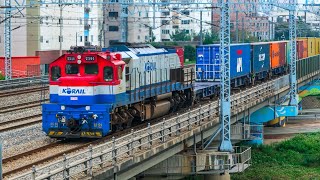 Railway. 20 minutes 60+ Trains of South Korea / Пассажирские и грузовые поезда Южной Кореи