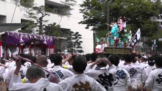 【博多祇園山笠】西流　平成26年7月13日 集団山見せ