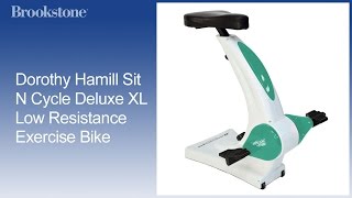 Dorothy Hamill Sit N Cycle Deluxe XL Low Resistance Exercise Bike