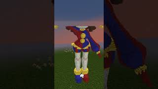 The Digital Circus Giant Pomni Building Timelapse In Minecraft Shorts