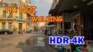 Take a walk and enjoy the Hanoi Street Scenery VN_WALK_4K