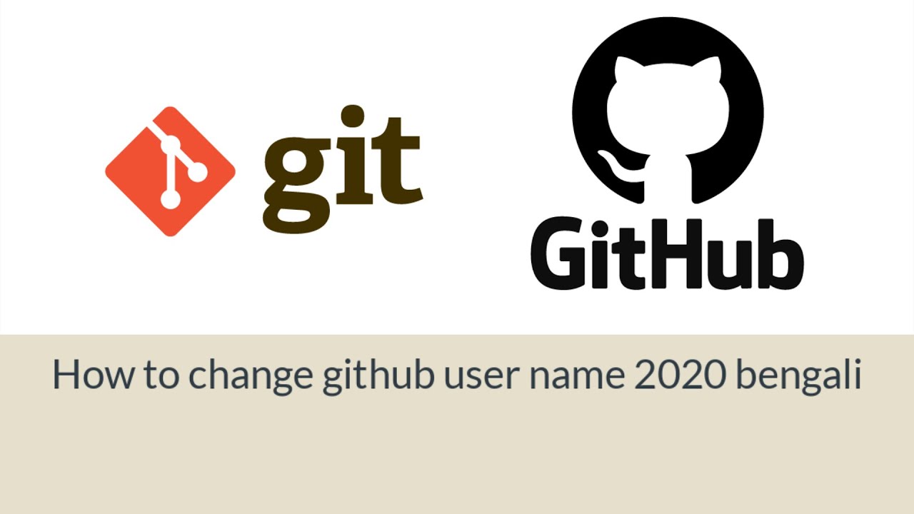 How To Customize Github User Name 2020 Youtube