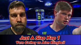 Vern Cathey vs Alan Klingbeil - Just A Slap Nap #1 #knockouts #slapfight