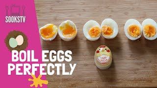 How to Boil Eggs Perfectly with Egg Timer | Easy to Peel Soft Boiled and Hard Boiled Eggs