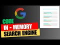 Code an In memory search engine | JavaScript Interview Question - 58
