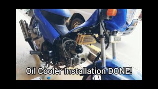 Oil Cooler DIY Installation 😲🔥 for Honda XRM, Wave, Rusi, SYM, etc. Any china bike Honda Copy. 👌